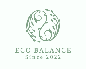 Eco Yin Yang Wellness logo design