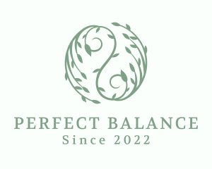 Eco Yin Yang Wellness logo design