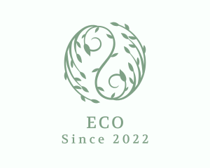 Eco Yin Yang Wellness logo design