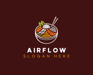 Bibimbap Fresh Meal logo design