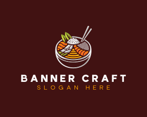 Bibimbap Fresh Meal logo design