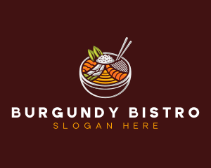 Bibimbap Fresh Meal logo design