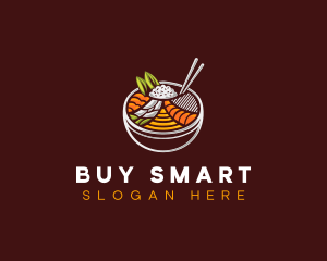 Bibimbap Fresh Meal logo design