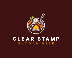 Bibimbap Fresh Meal logo design