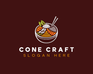 Bibimbap Fresh Meal logo design