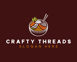 Bibimbap Fresh Meal logo design