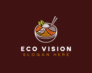 Bibimbap Fresh Meal logo design