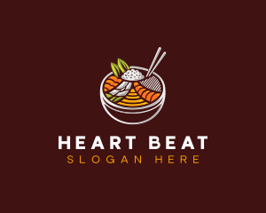 Bibimbap Fresh Meal logo design