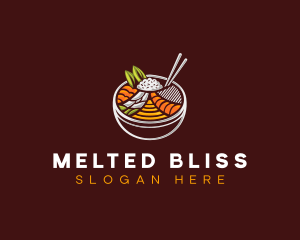 Bibimbap Fresh Meal logo design