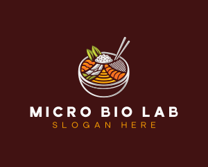 Bibimbap Fresh Meal logo design