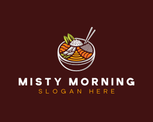 Bibimbap Fresh Meal logo design