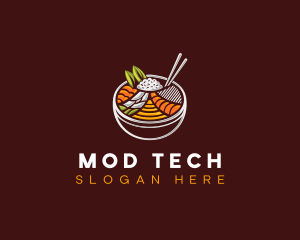 Bibimbap Fresh Meal logo design