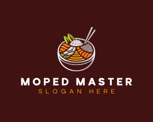 Bibimbap Fresh Meal logo design