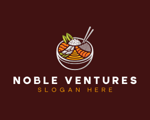 Bibimbap Fresh Meal logo design