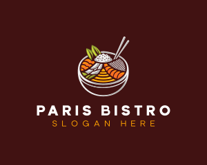 Bibimbap Fresh Meal logo design