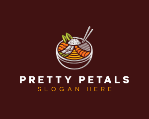 Bibimbap Fresh Meal logo design