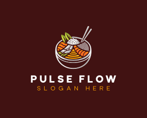 Bibimbap Fresh Meal logo design