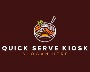 Bibimbap Fresh Meal logo design