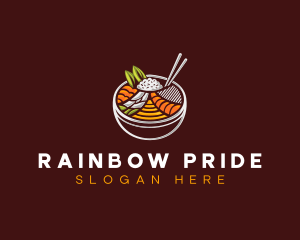 Bibimbap Fresh Meal logo design