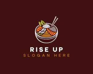 Bibimbap Fresh Meal logo design