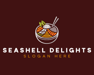 Bibimbap Fresh Meal logo design