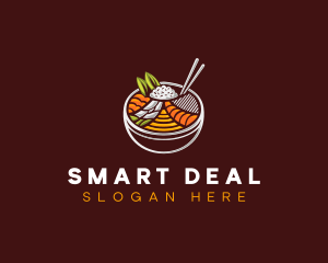 Bibimbap Fresh Meal logo design