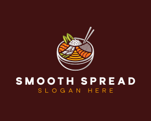 Bibimbap Fresh Meal logo design