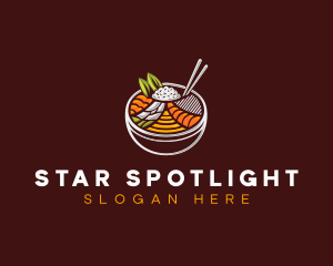 Bibimbap Fresh Meal logo design