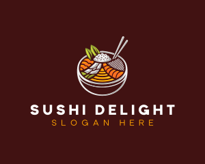 Bibimbap Fresh Meal logo design