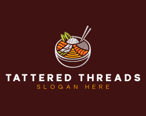 Bibimbap Fresh Meal logo design