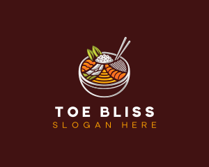 Bibimbap Fresh Meal logo design