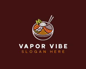 Bibimbap Fresh Meal logo design