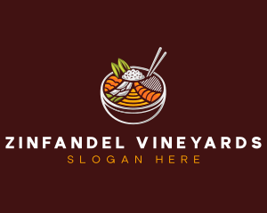 Bibimbap Fresh Meal logo design