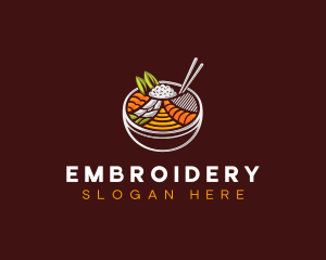 Bibimbap Fresh Meal logo design