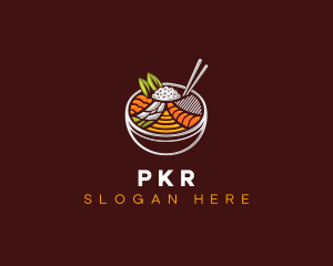 Bibimbap Fresh Meal logo design