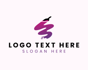 Interior Design - Interior Designer Paint Brush logo design