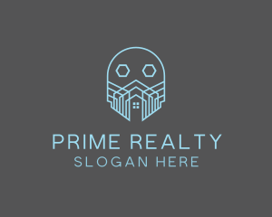 Skull House Realty  logo design