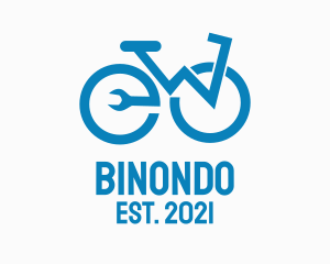 Bike Trail - Blue Bike Repair logo design