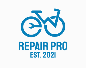 Blue Bike Repair  logo design