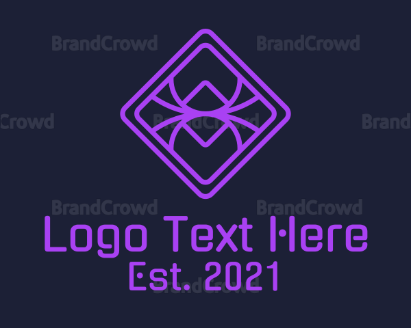 Diamond Purple Spider Logo