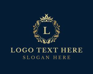 Vip - Elegant Decorative Ornament logo design