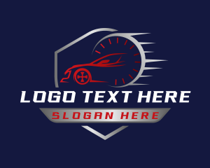 Gauge - Sports Car Racing logo design