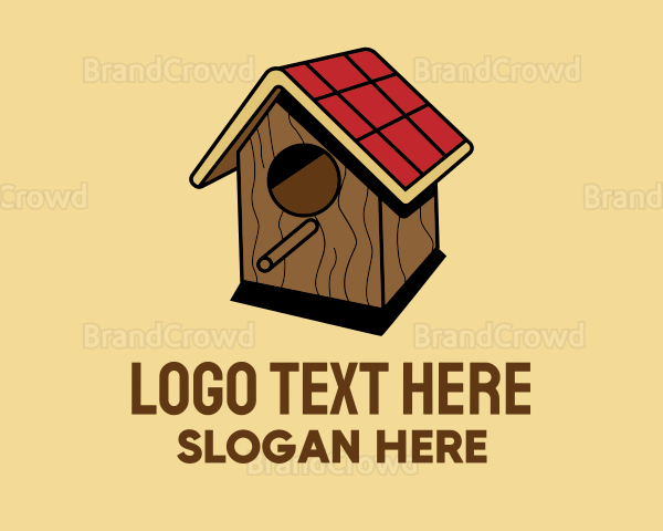 Isometric Bird House Logo