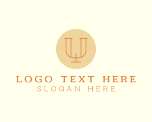 Lifestyle - Elegant Letter U logo design