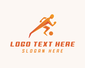 Football Soccer Varsity Sports Logo