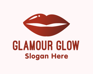 Lip Gloss Makeup Logo