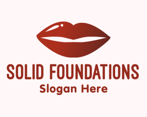 Lip Gloss Makeup Logo