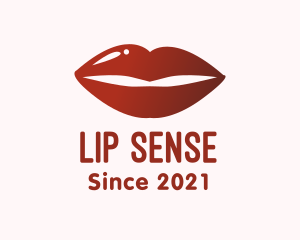 Lip Gloss Makeup logo design