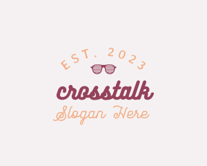 Eyeglasses - Cool Retro Boutique logo design
