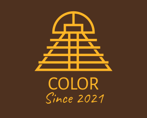 Tourism - Ethnic Mayan Temple logo design